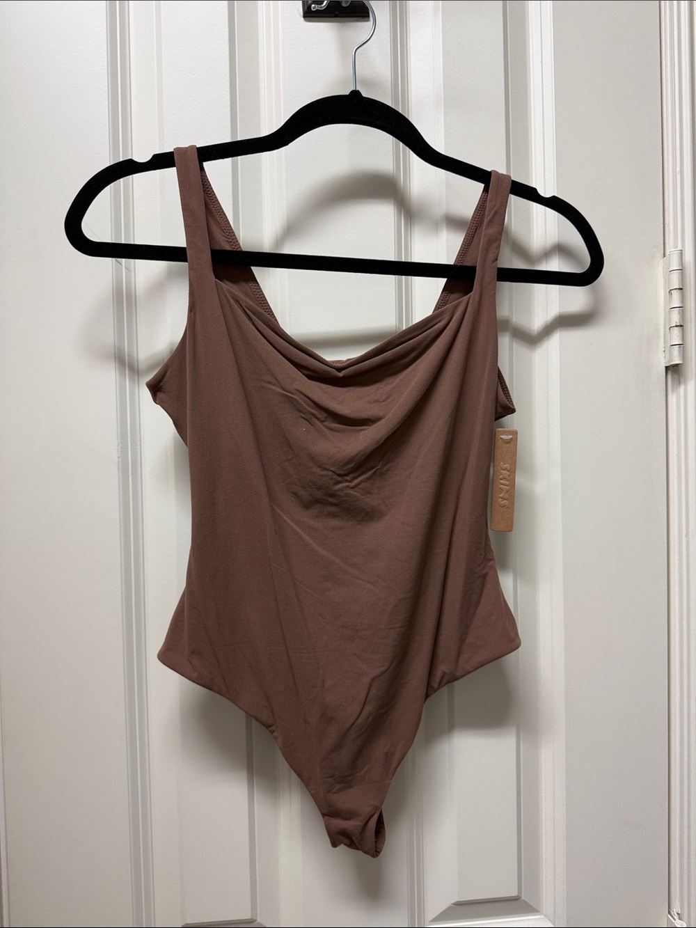 NWT SKIM COWL NECK Tank Bodysuit - Picture 1 of 3